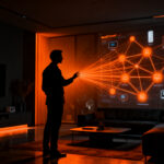 Agentes de inteligencia artificial controlando un hogar inteligente a través del protocolo MCP de Google.