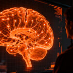 Mapa neuronal de mosca Drosophila melanogaster entrenado con IA para jugar Doom, representando avances en neurociencia computacional y Google Research.