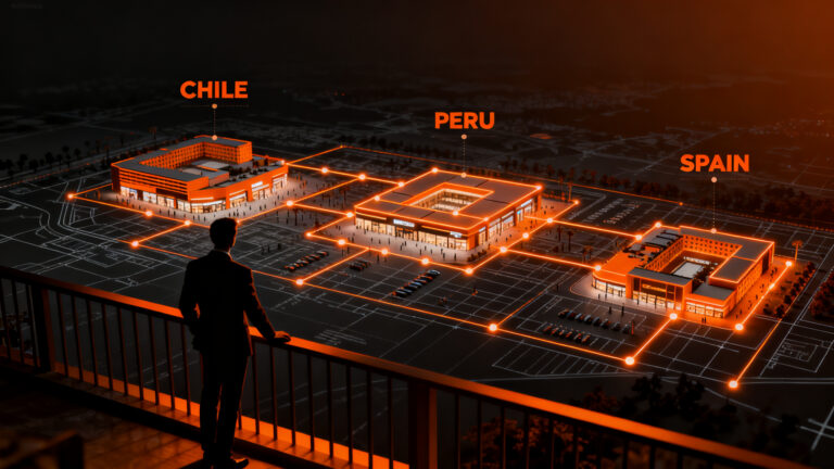 Inversión inmobiliaria del Grupo Patio para expansión de centros comerciales y outlets en Chile, Perú y España.