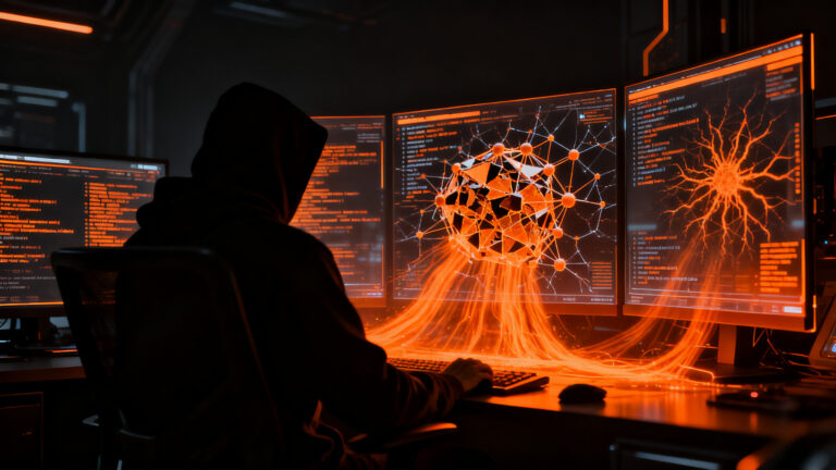 Agentes de IA y ciberataques, visualización de la amenaza del cibercrimen agentivo reportada por Google GTIG.