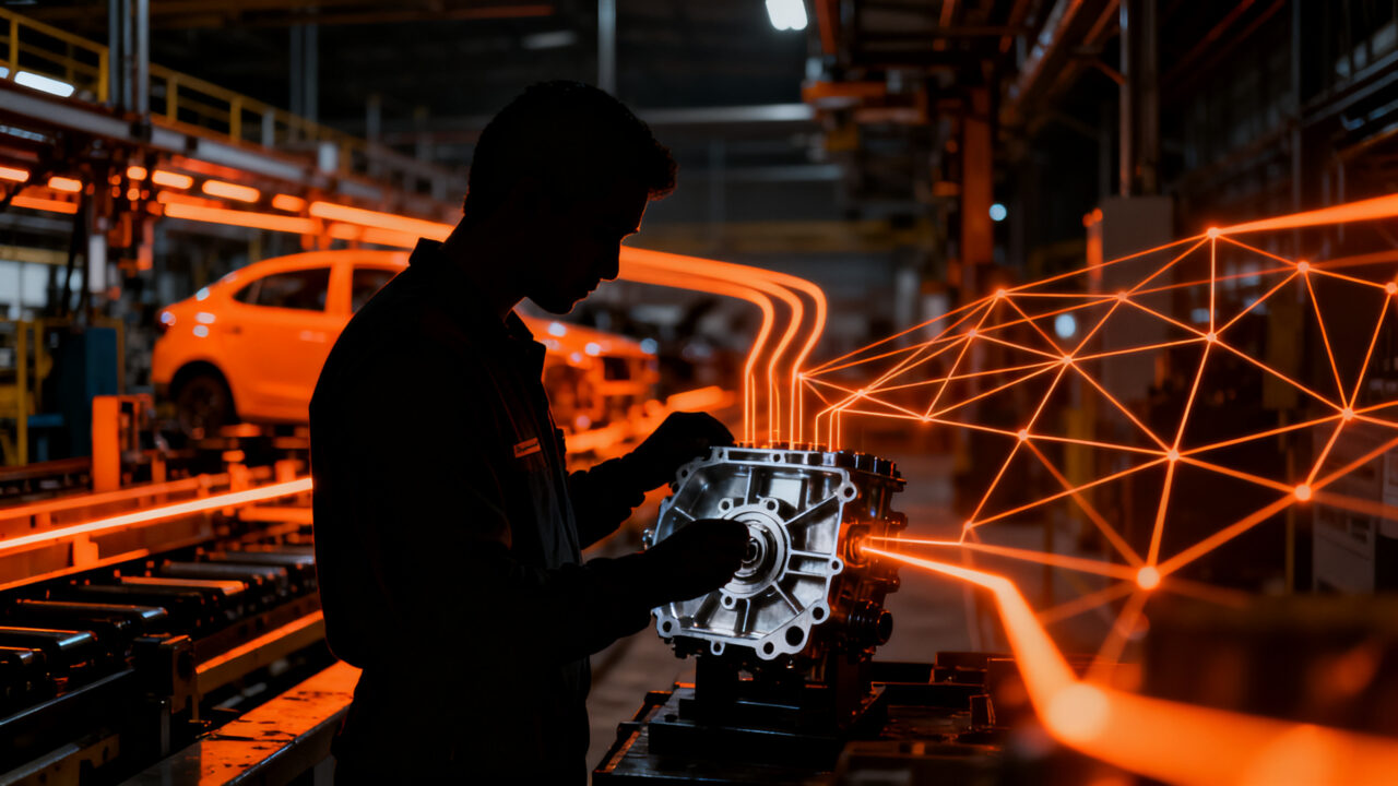 PYME mexicana integrándose en la cadena de suministro automotriz en Guanajuato para sustituir importaciones.