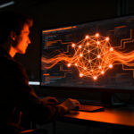 Desarrollador trabajando con Claude Opus 5.5 para optimización de agentes de IA y automatización en startups.
