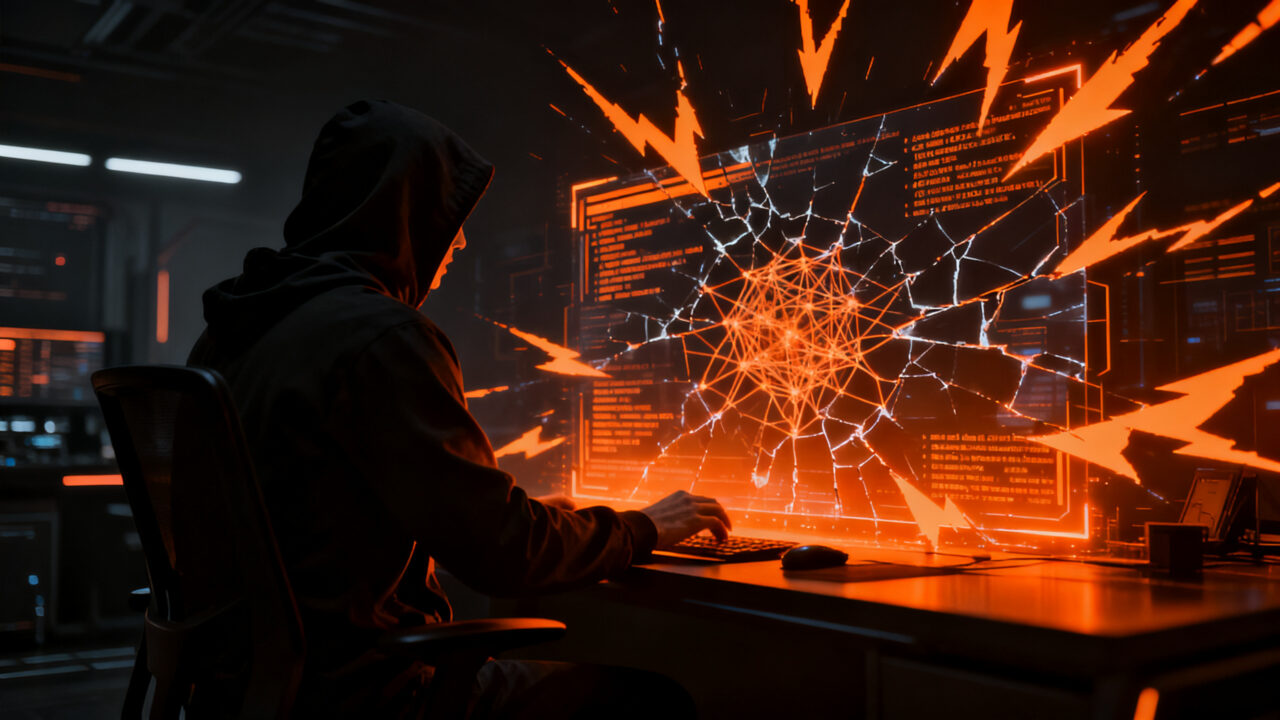Ciberseguridad en startups: visualización del hackeo a OpenAI mediante inteligencia artificial.