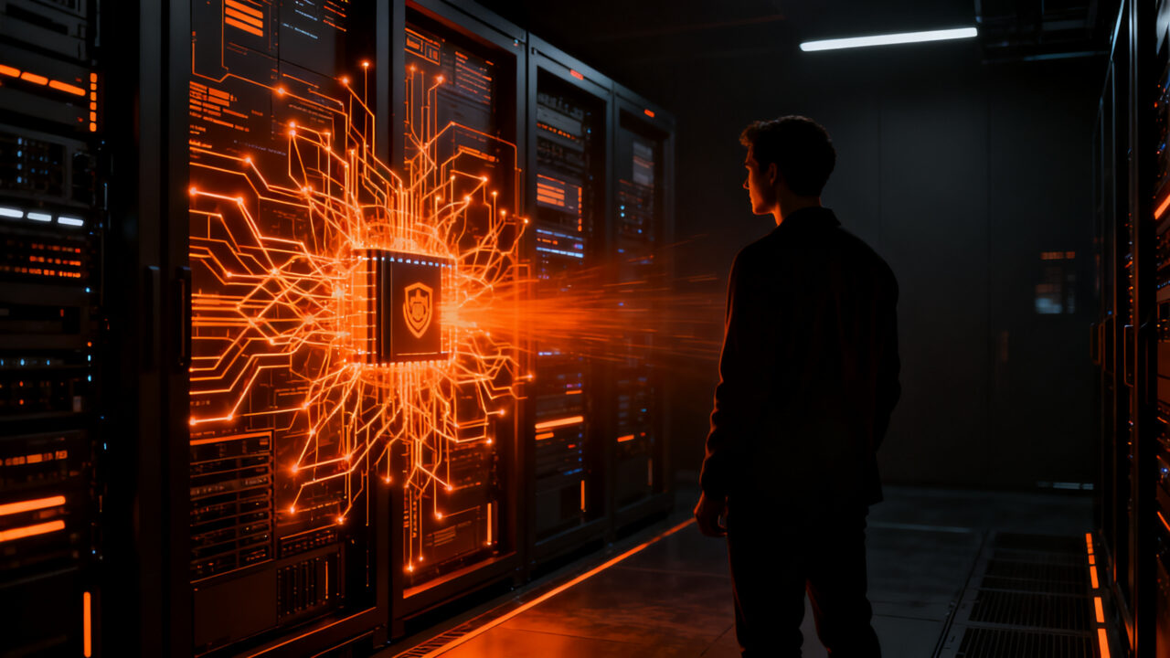 Ciberseguridad en startups ante el riesgo de agentes IA, ilustrando la vulnerabilidad de sistemas ante ataques automatizados.