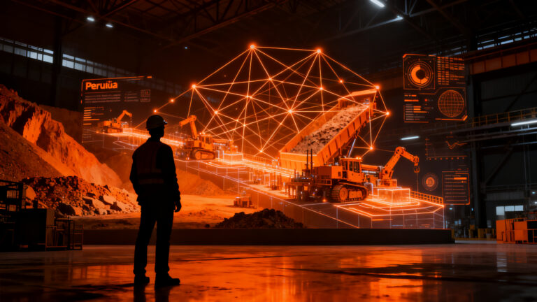 Automatización industrial con IA en Perú, optimizando costes operativos en minería y energía.