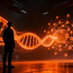 Mustafa Suleyman de Microsoft AI predice longevidad humana mediante IA y biología sintética, mostrando una visión futurista de la salud.
