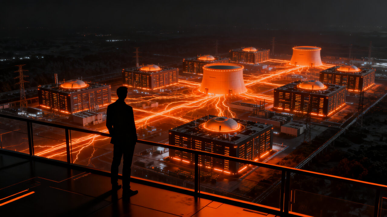 Inversión en infraestructura eléctrica y energía nuclear para alimentar centros de datos de IA y superar el déficit energético.
