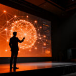 Expertos analizando el impacto de la inteligencia artificial en el marketing y negocios en el IA Forum 2026 en Uruguay.