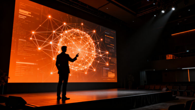 Expertos analizando el impacto de la inteligencia artificial en el marketing y negocios en el IA Forum 2026 en Uruguay.
