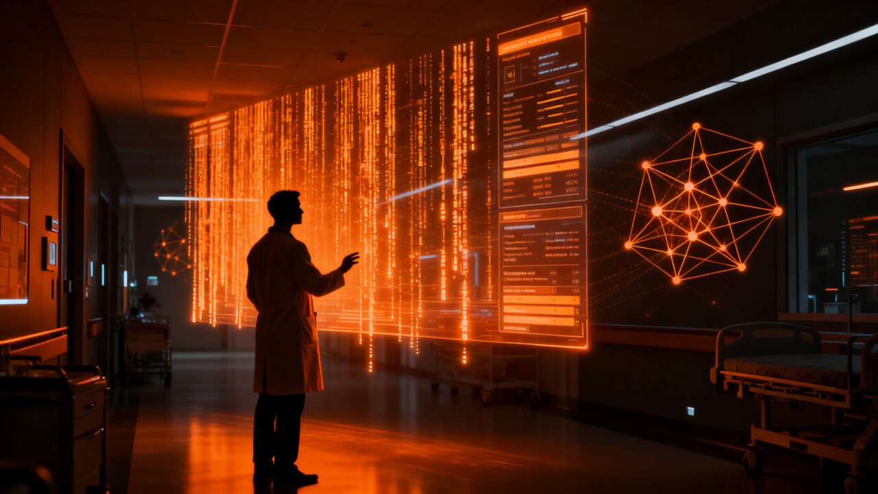 Inteligencia artificial aplicada a la automatización de documentación clínica y eficiencia operativa en hospitales.