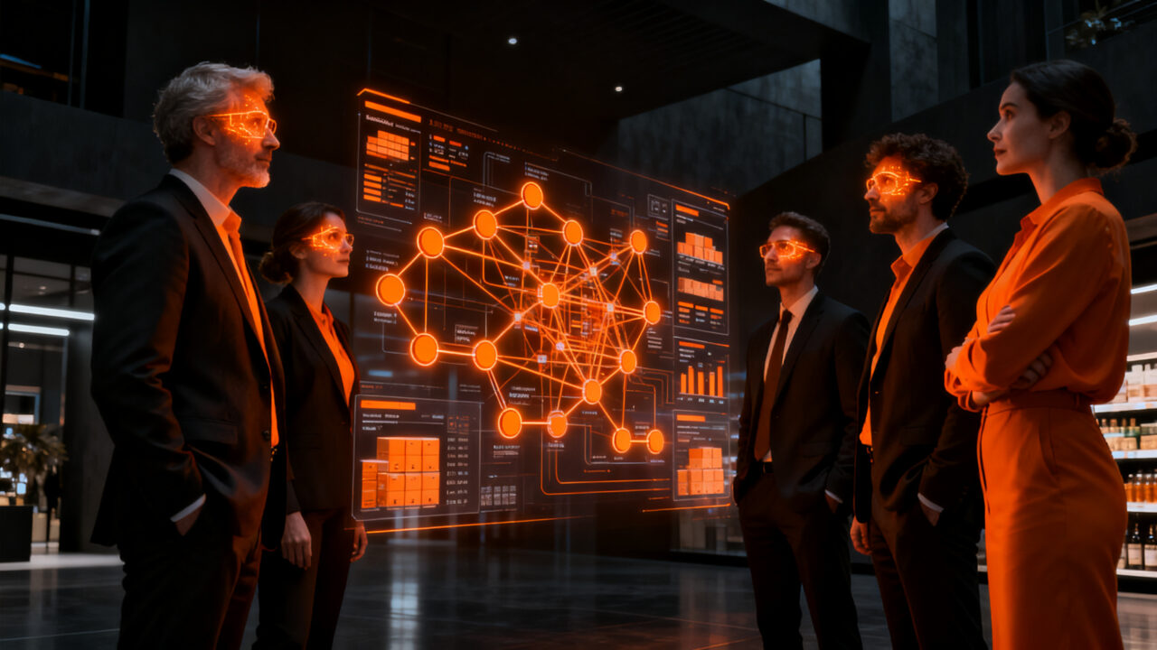 Líderes de retail en México analizando el futuro de la IA y la optimización de inventarios en el evento AI Retail Night.