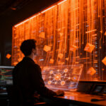 Desarrollador trabajando con agentes de IA y analítica avanzada para la modernización de sistemas empresariales como IBM Z y Java.