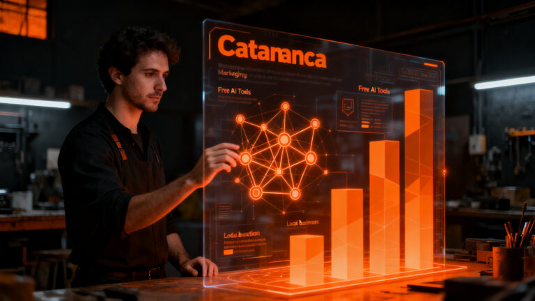 Emprendedor en Catamarca explorando herramientas de inteligencia artificial y marketing digital para potenciar su startup.