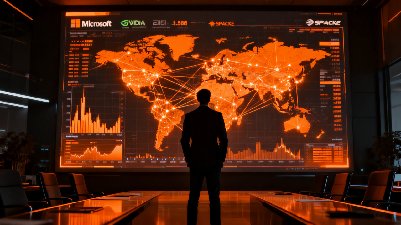Análisis de las inversiones tecnológicas de Donald Trump en Microsoft, Nvidia y SpaceX en el contexto de la carrera por la IA.