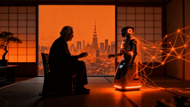 Impacto del envejecimiento poblacional en Japón y oportunidades para startups en la silver economy y robótica.
