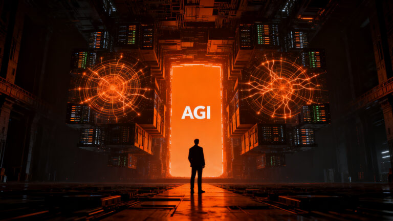 Jensen Huang de Nvidia observa la llegada de la AGI tras OpenAI Astra, simbolizando la nueva frontera de la infraestructura de inteligencia artificial.