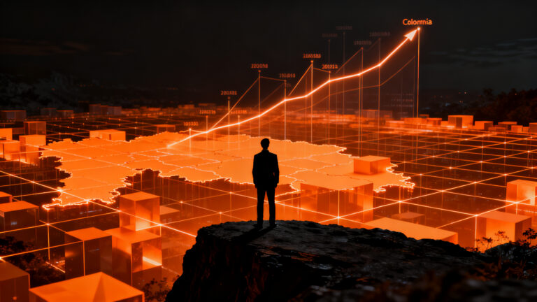 Análisis macroeconómico de JPMorgan sobre la economía colombiana y los retos para el sector startup.