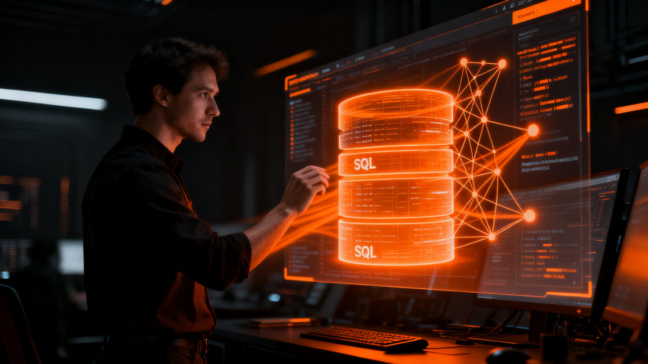 Agente de IA Keenable SELECT realizando consultas SQL semánticas sobre datos web para startups.
