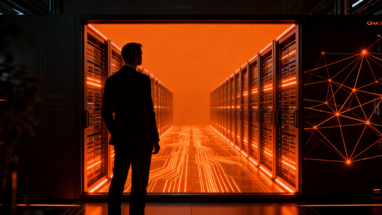 Larry Ellison, fundador de Oracle, simbolizando confianza en la infraestructura cloud y centros de datos de IA tras cancelar millonaria venta de acciones.