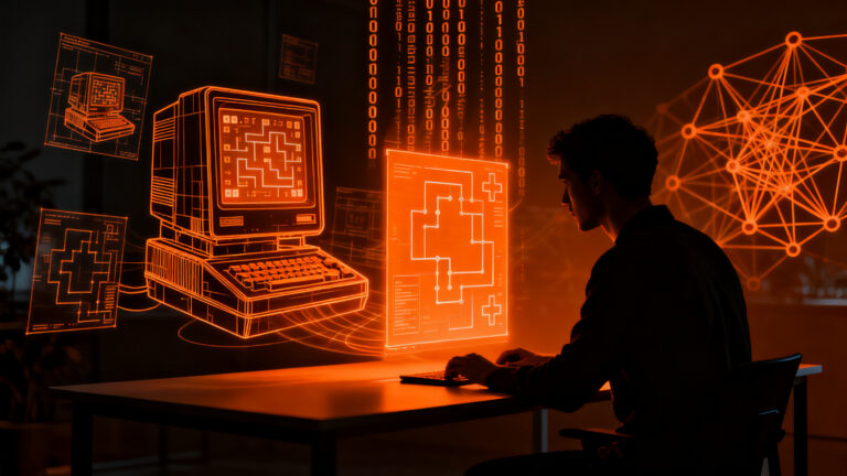Un desarrollador utilizando IA y herramientas de ingeniería inversa para modernizar un clásico juego de lógica, destacando el diseño de producto y la accesibilidad.