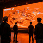 Startups de videojuegos del programa Madrid in Game participando en eventos internacionales de gaming.