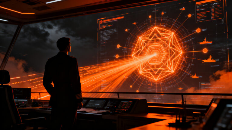 Marina de EE.UU. y sector privado colaborando en tecnologías de defensa como IA y computación cuántica.