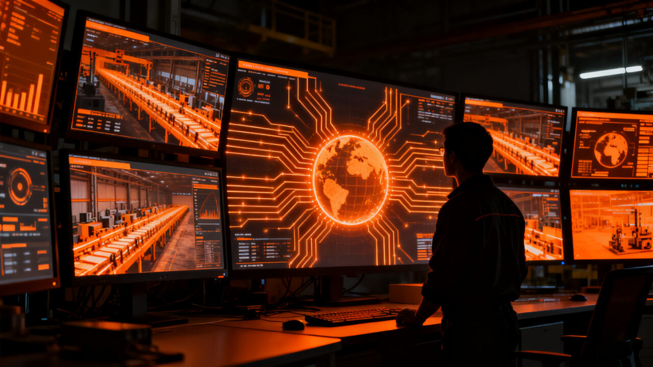 Crecimiento del mercado de monitores industriales e Industria 4.0 con enfoque en automatización y visión artificial.