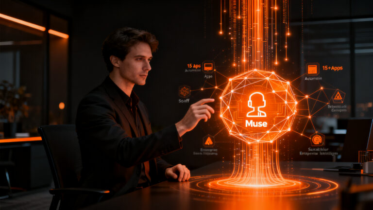 El agente de IA Muse de Meta Enterprise Platform transformando la automatización en negocios empresariales.
