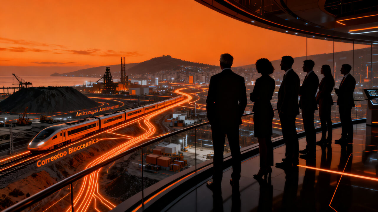 Delegación empresarial francesa explora oportunidades de inversión en electromovilidad y el Corredor Bioceánico en Antofagasta.