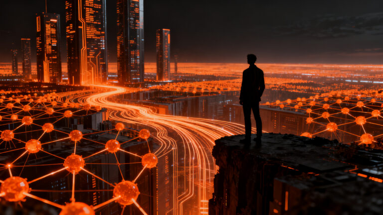 Inversión masiva en Mistral AI, representando el crecimiento de la inteligencia artificial soberana en Europa tras su ronda Serie D.