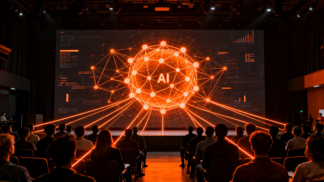 Emprendedores chilenos capacitándose en inteligencia artificial en el evento Nada Nos Detiene 2026 en Puente Alto.