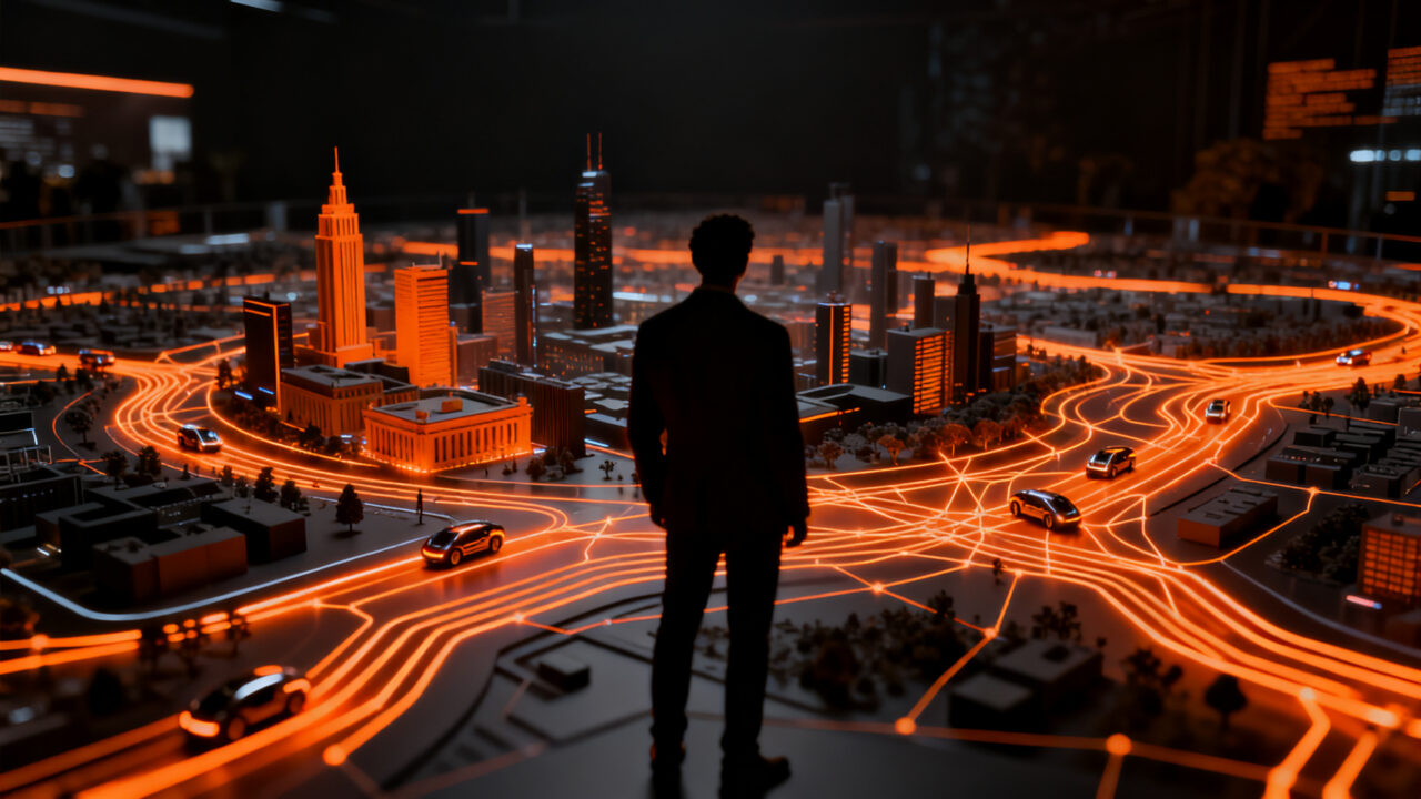 Mois Navon, experto en IA y vehículos autónomos, en el Parque de Innovación de Buenos Aires impulsando el desarrollo tecnológico.