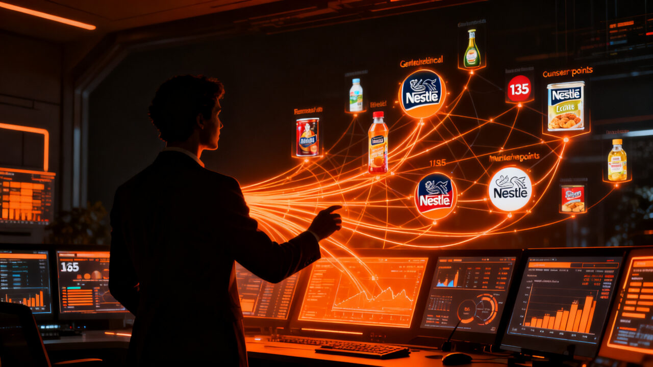 Estrategia de marketing de Nestlé con enfoque en retail media, e-commerce e influencers para impulsar 135 marcas.