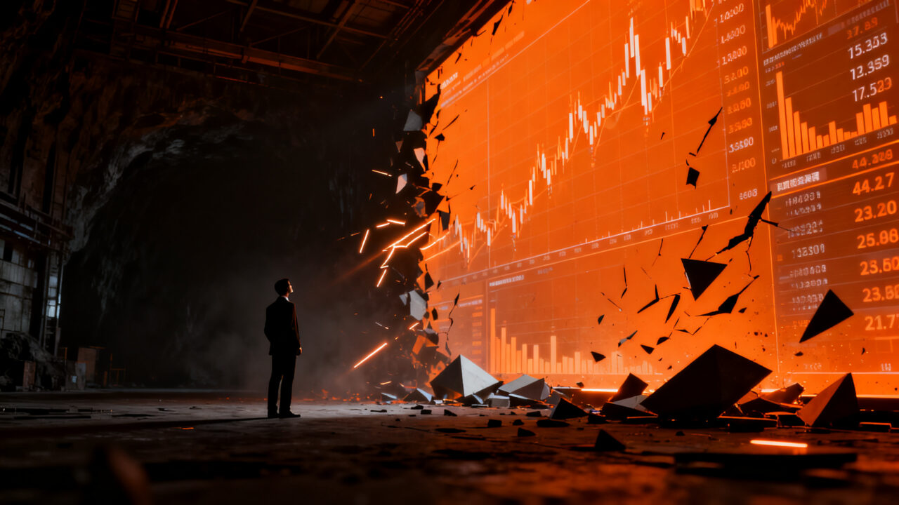 Caída de Nike en el S&P 100 y crisis de valor de mercado tras fracaso de estrategia DTC.