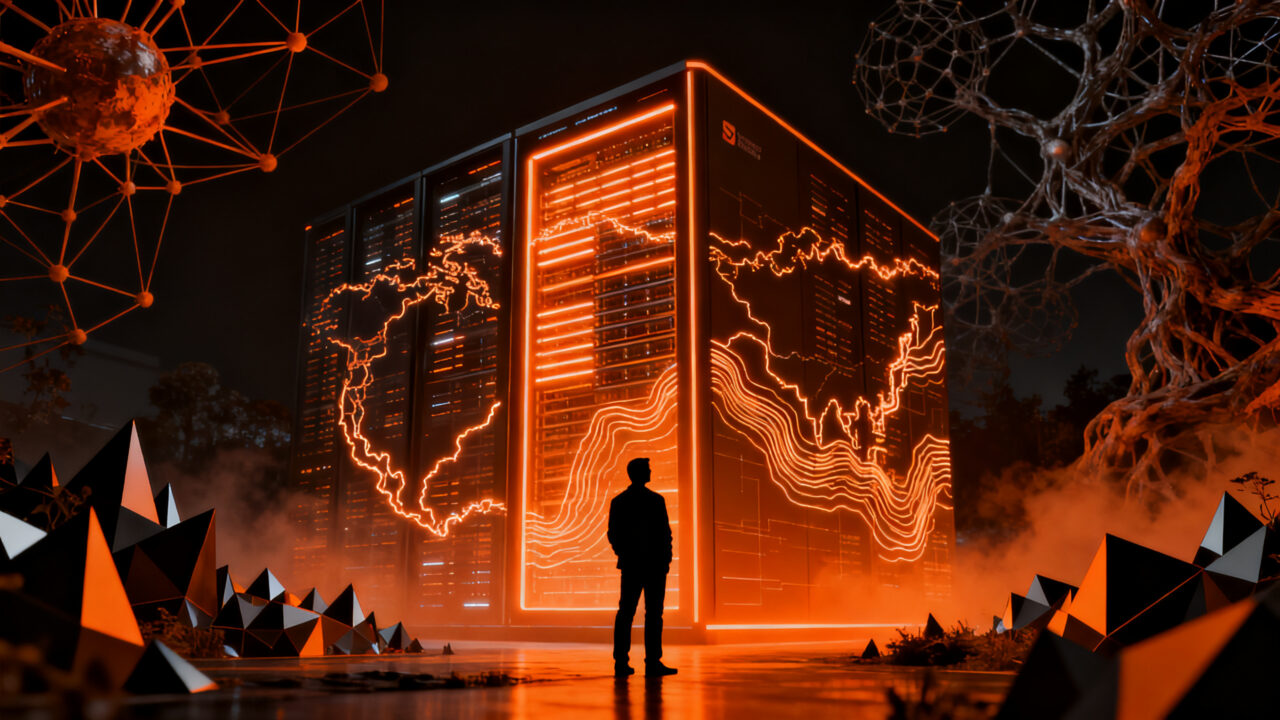 Jensen Huang de Nvidia analizando el impacto de la inteligencia artificial en la crisis climática y la sostenibilidad en startups.