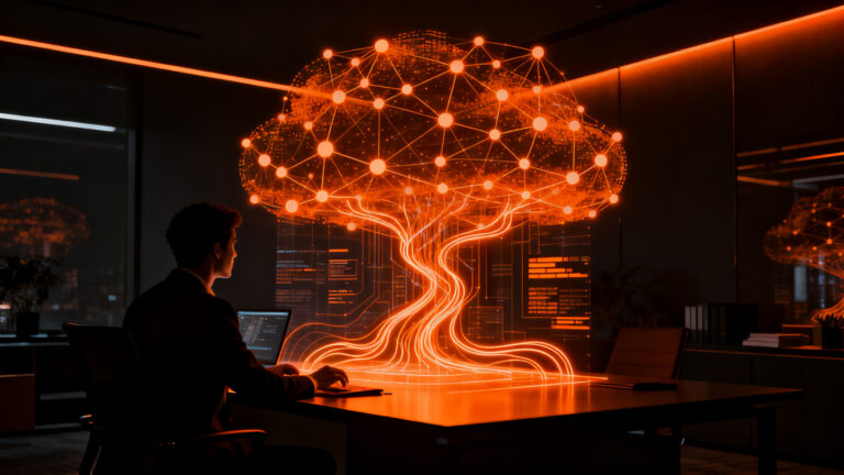Agente de IA siempre activo Dots de OpenAI, representando la automatización y productividad en el ecosistema de ChatGPT.