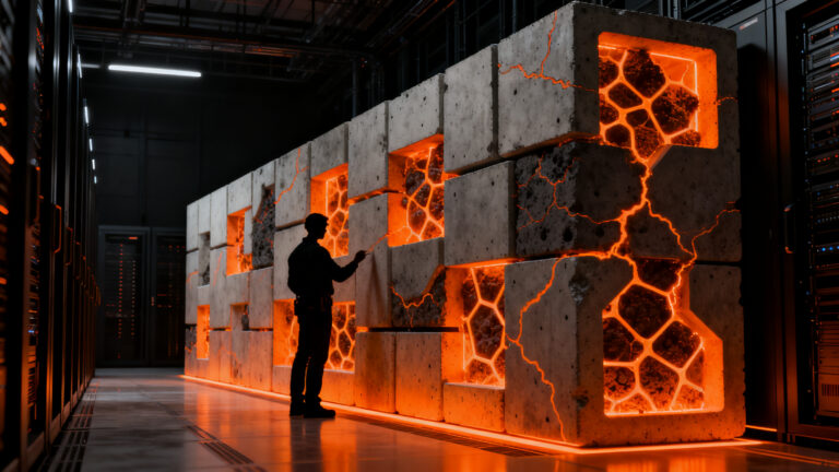 Startup Paebbl y AWS prueban hormigón capturador de CO2 en centros de datos para descarbonizar la construcción.