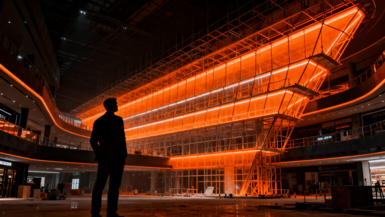 Reconversión del centro comercial Parque Arauco Kennedy con inversión millonaria en retail y grandes tiendas en Chile.