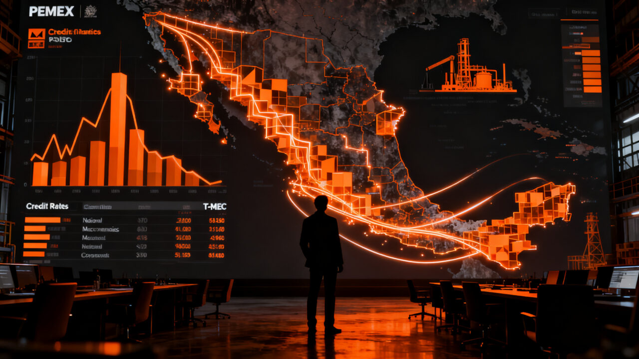 Análisis de riesgos macroeconómicos de Pemex y su impacto en la calificación crediticia de México y el T-MEC.