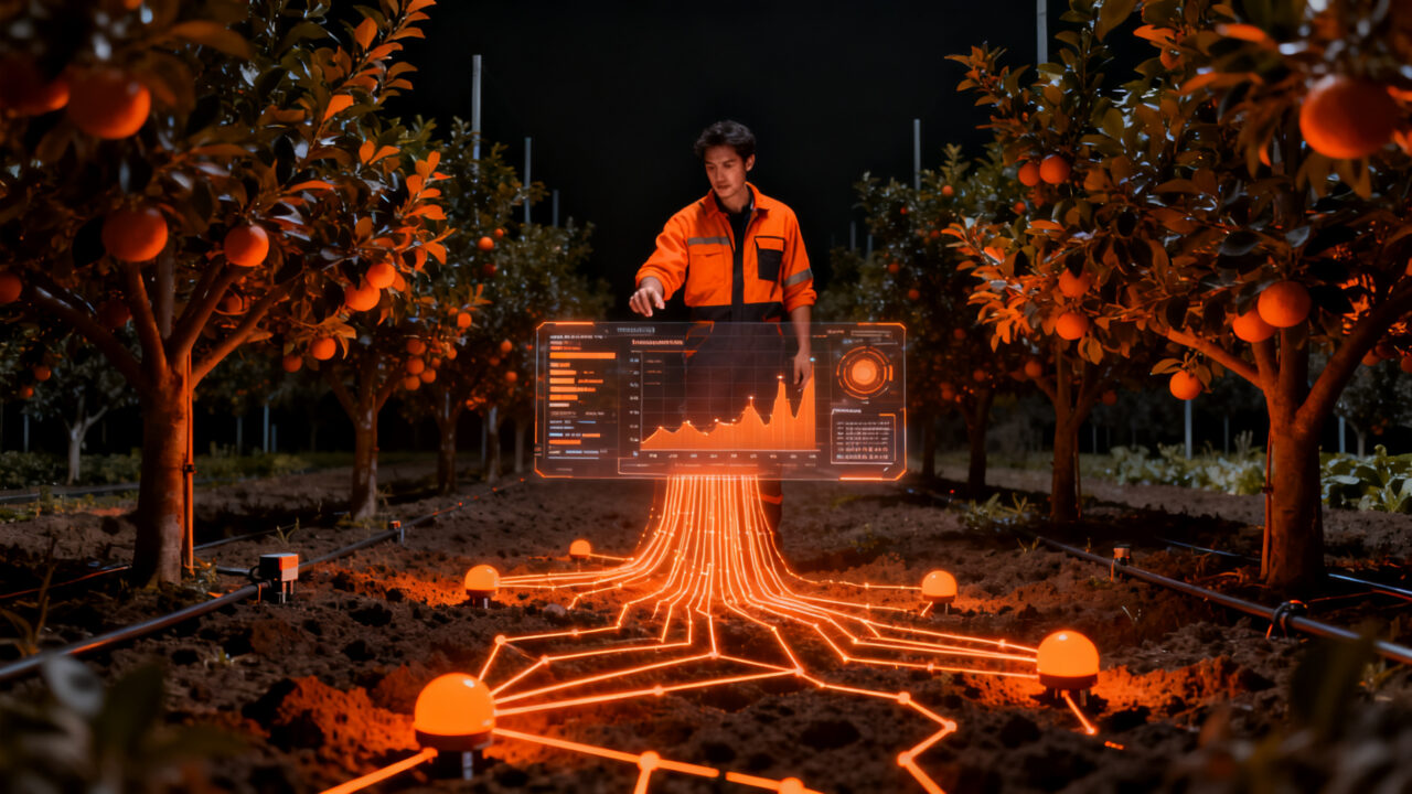 Startup chilena Permacultura Tech utiliza IA y riego inteligente para optimizar el ahorro de agua en agricultura.