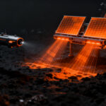 Celdas solares de perovskita operando bajo el agua, innovación en energía solar submarina para vehículos autónomos.