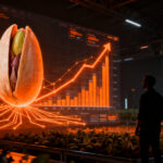 Crecimiento del mercado global del pistacho hacia 2034, representando la tendencia de foodtech y oportunidades de negocio.