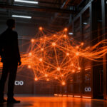 CIO liderando la transformación digital y la integración de inteligencia artificial en una empresa tradicional de seguridad híbrida.