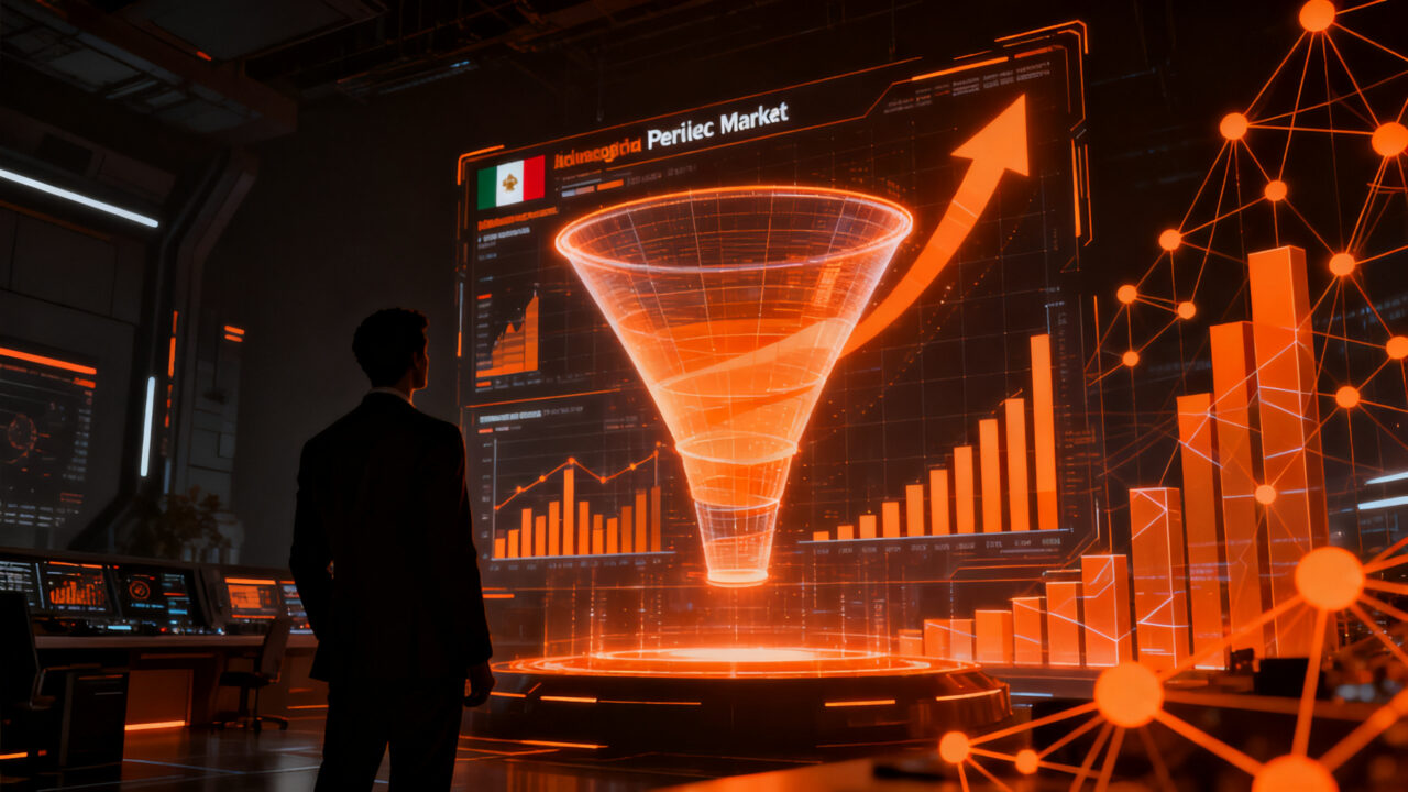 Publicidad digital en Perú impulsada por IA, mostrando crecimiento de inversión y estrategia tecnológica en marketing.