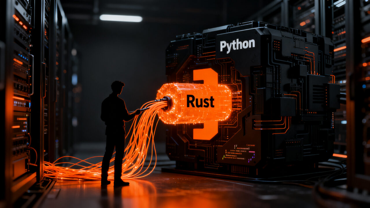 Integración de Rust en Python mediante PyO3 para mejorar el rendimiento del backend y la validación de datos en Pydantic.