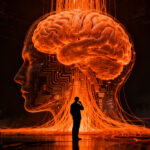 Ray Kurzweil y la singularidad tecnológica, concepto de fusión entre cerebro humano e inteligencia artificial en el futuro de las startups.