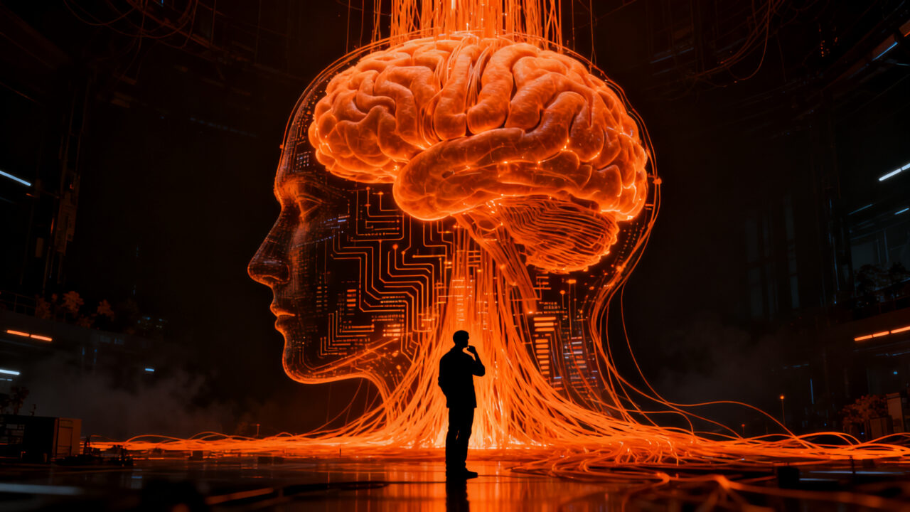 Ray Kurzweil y la singularidad tecnológica, concepto de fusión entre cerebro humano e inteligencia artificial en el futuro de las startups.