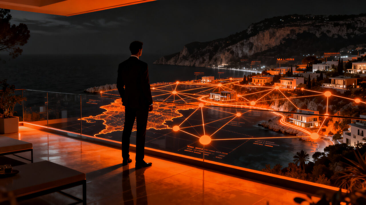IA semántica aplicada al sector inmobiliario de lujo en Mallorca para captar compradores extranjeros.
