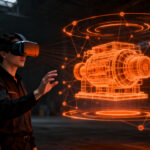 Startup de realidad virtual B2B utilizando formación inmersiva y tracking magnético para el sector industrial.