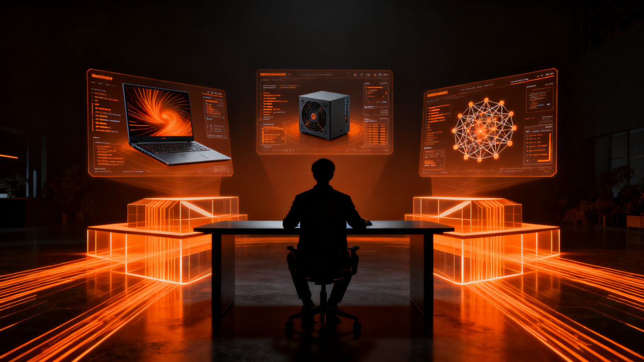 Evolución del mercado PC en 2026 con agentes de IA, Googlebook y chips Apple Silicon de nueva generación.